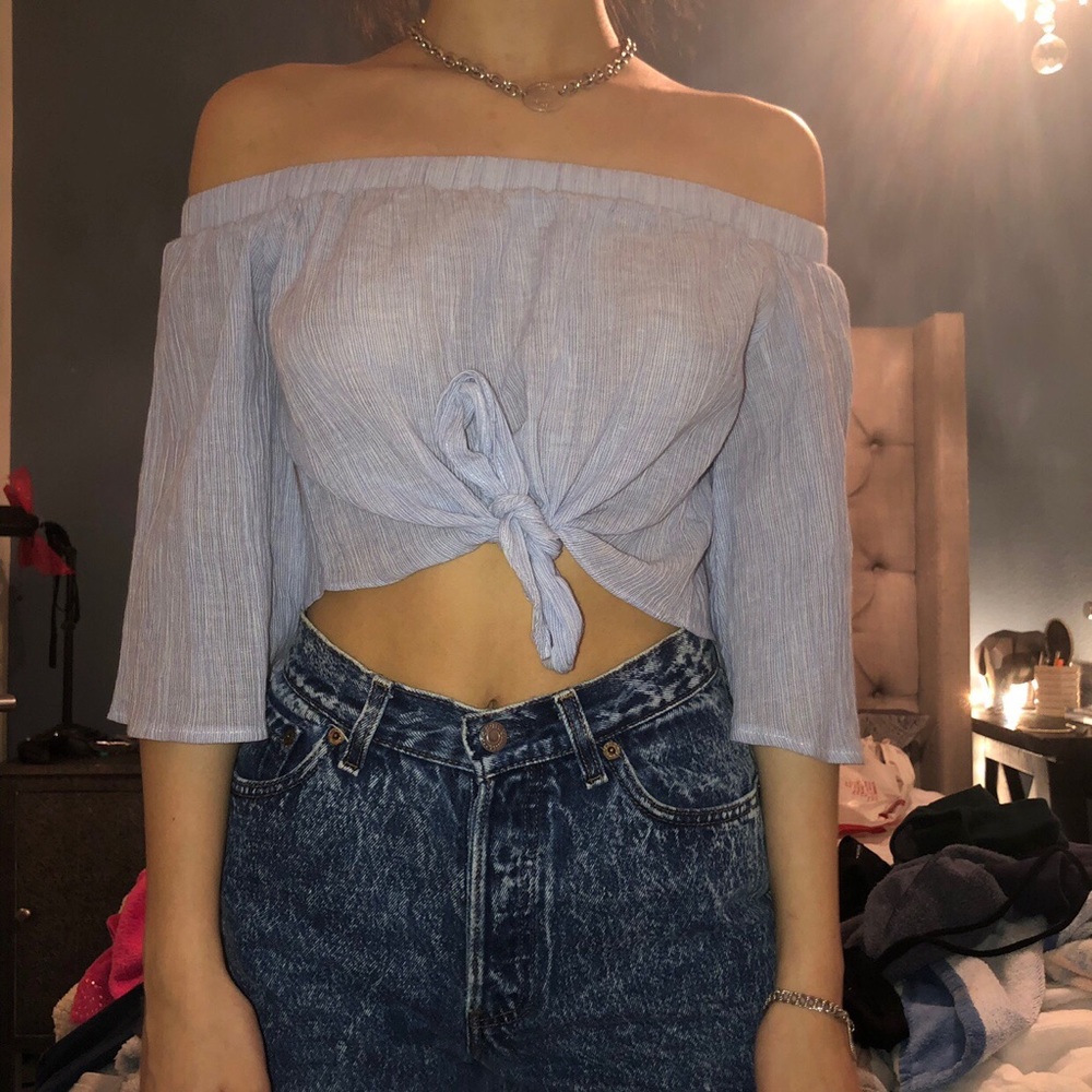 LF off the shoulder blouse